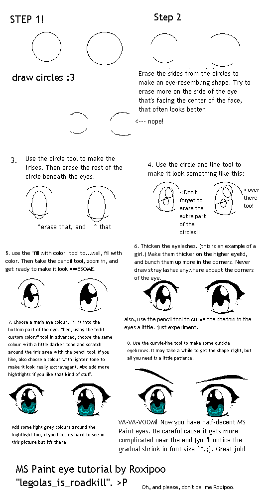 MS Paint eye tutorial by legolas_is_roadkill
