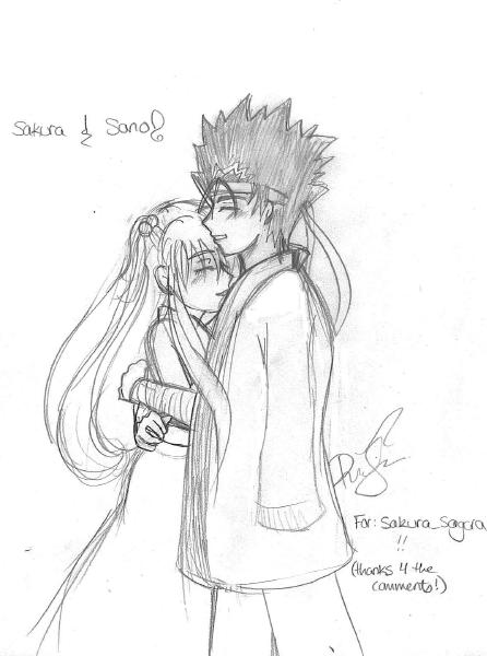 Sakura and Sano (for Sakura_Sagara) by legolas_is_roadkill