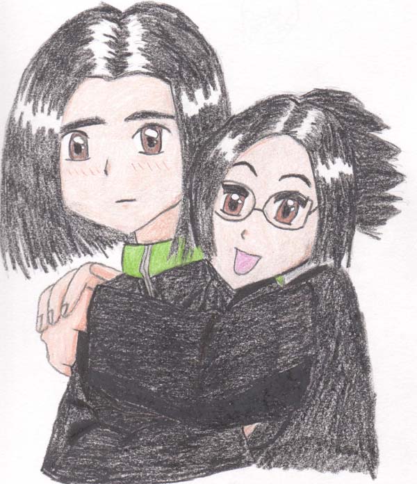 Me and Sevvie as students by legolaslovingsnapefan