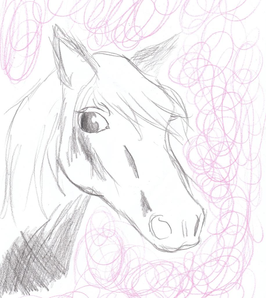 Abstract horse by lemony_chan