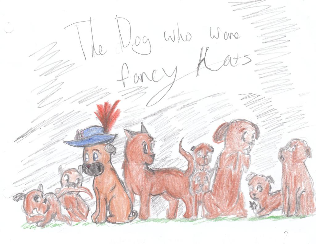 The dog who wore fancy hats (cover) by lemony_chan