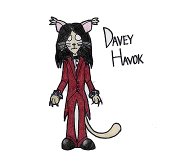 Davey as a chibi kitty by lettucylee