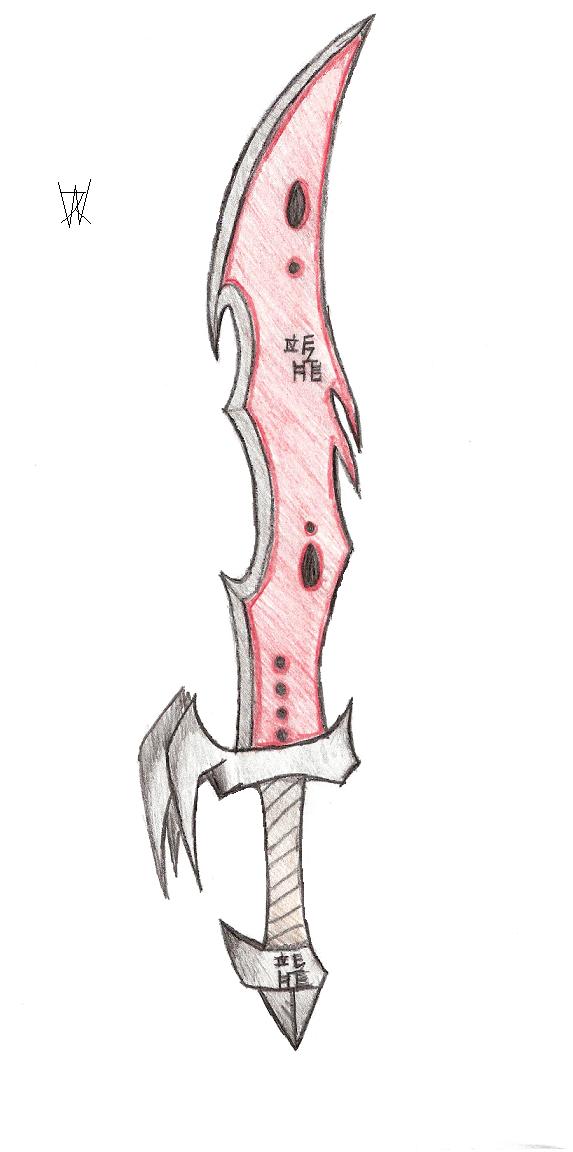 red dragon sword hand colored remake by leviathan