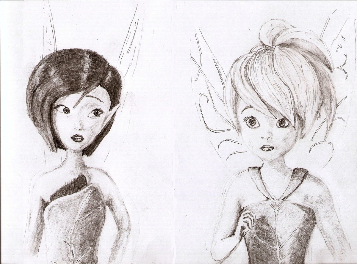 Spike and Gliss (from Tinkerbell and the Secret of the Wings) by liggybird
