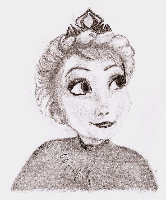 Elsa from Frozen by liggybird
