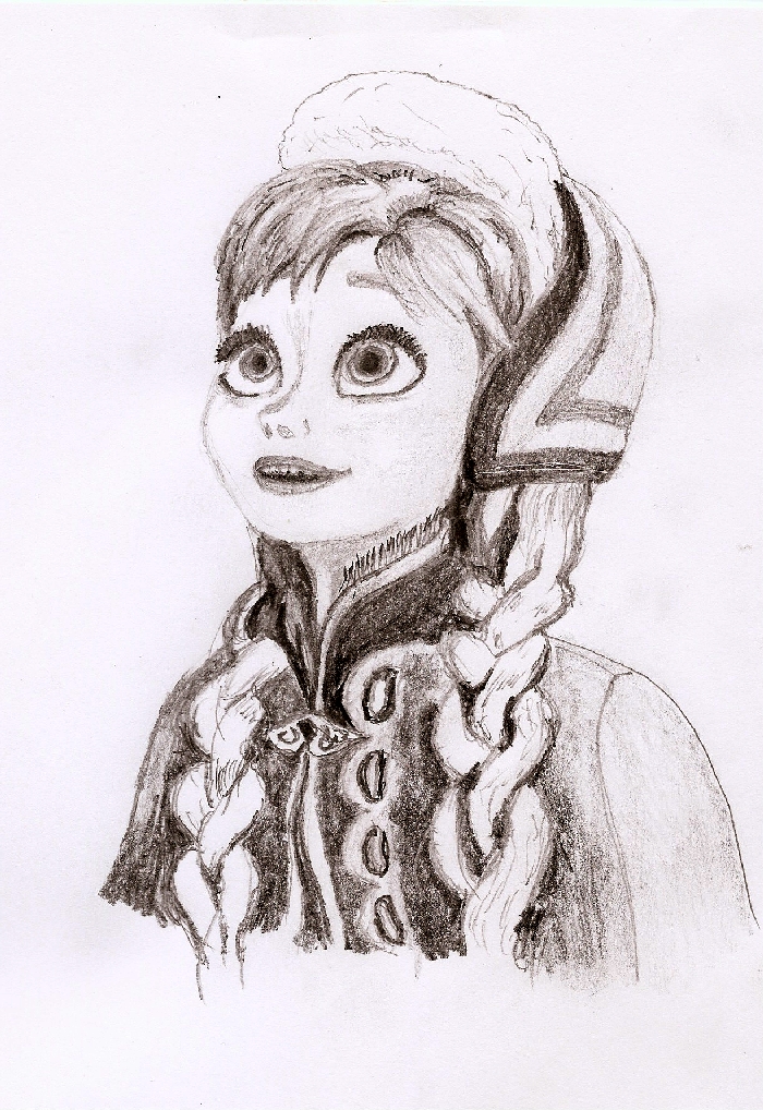 Anna from Frozen by liggybird