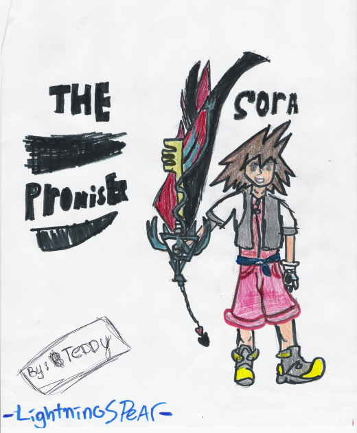 :Sora:and the promiser.... by lightningspear