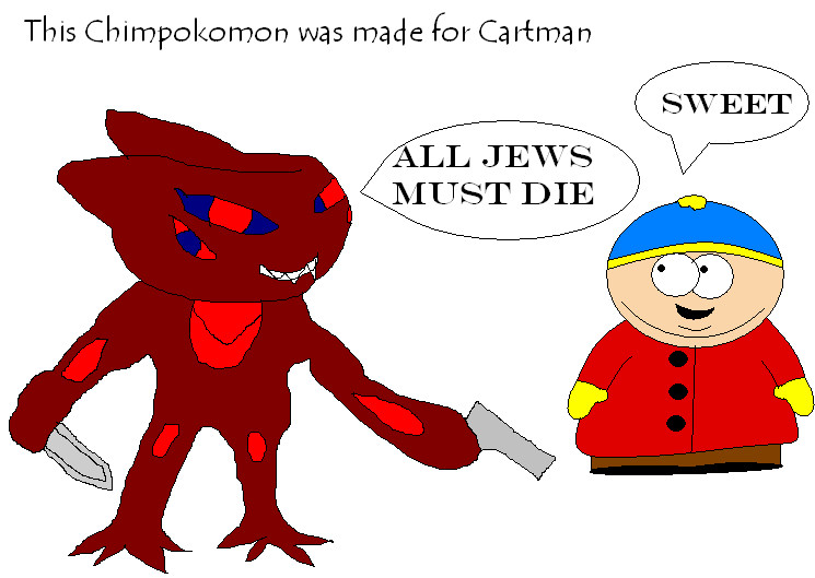 Cartmans chimpokomon by likestodraw