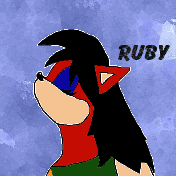Request: Ruby_the_hedgehog by lil_wolfie_gone_bad
