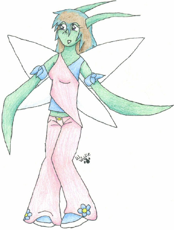 Zia the Pray Mantis 4 Knucklesgal ((AT)) by lil_wolfie_gone_bad