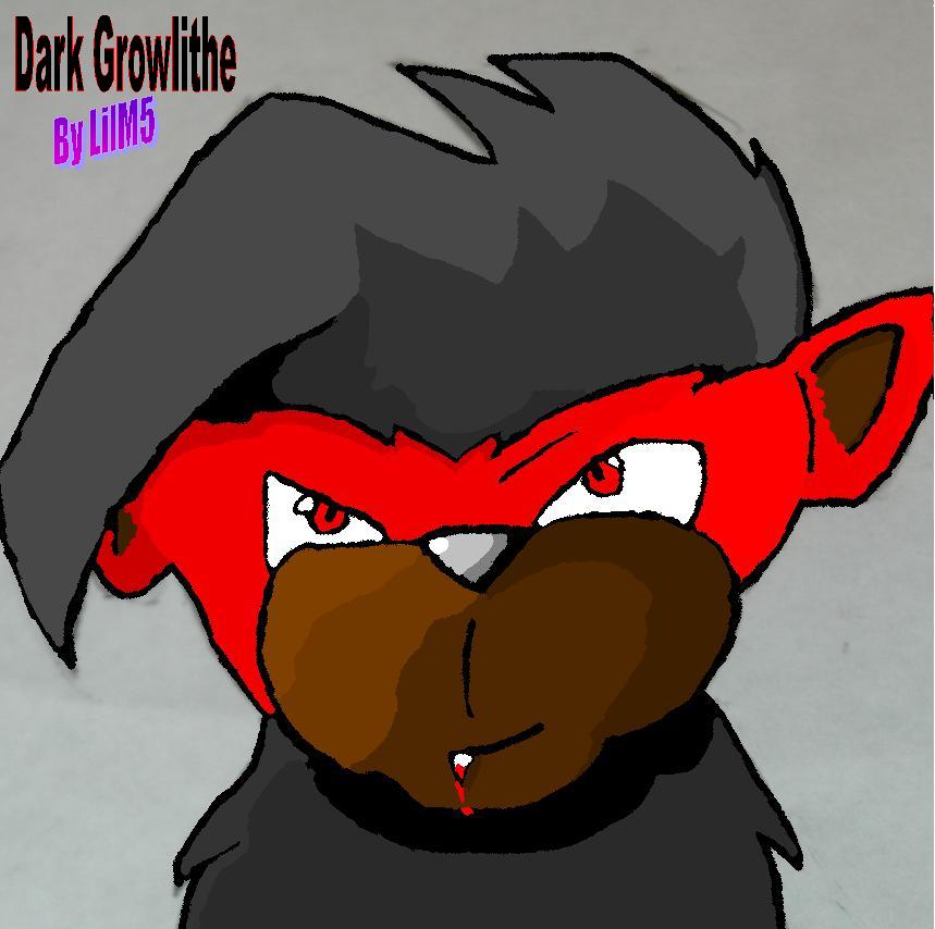 Dark Growlithe by lilm5