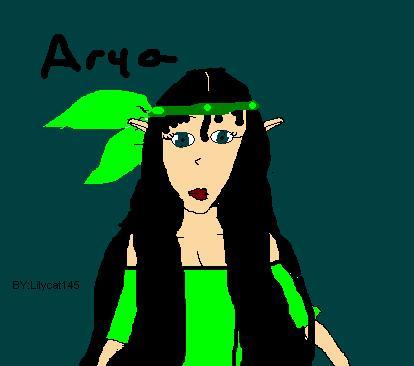 Arya, my first fan art. please read description by lilycat145