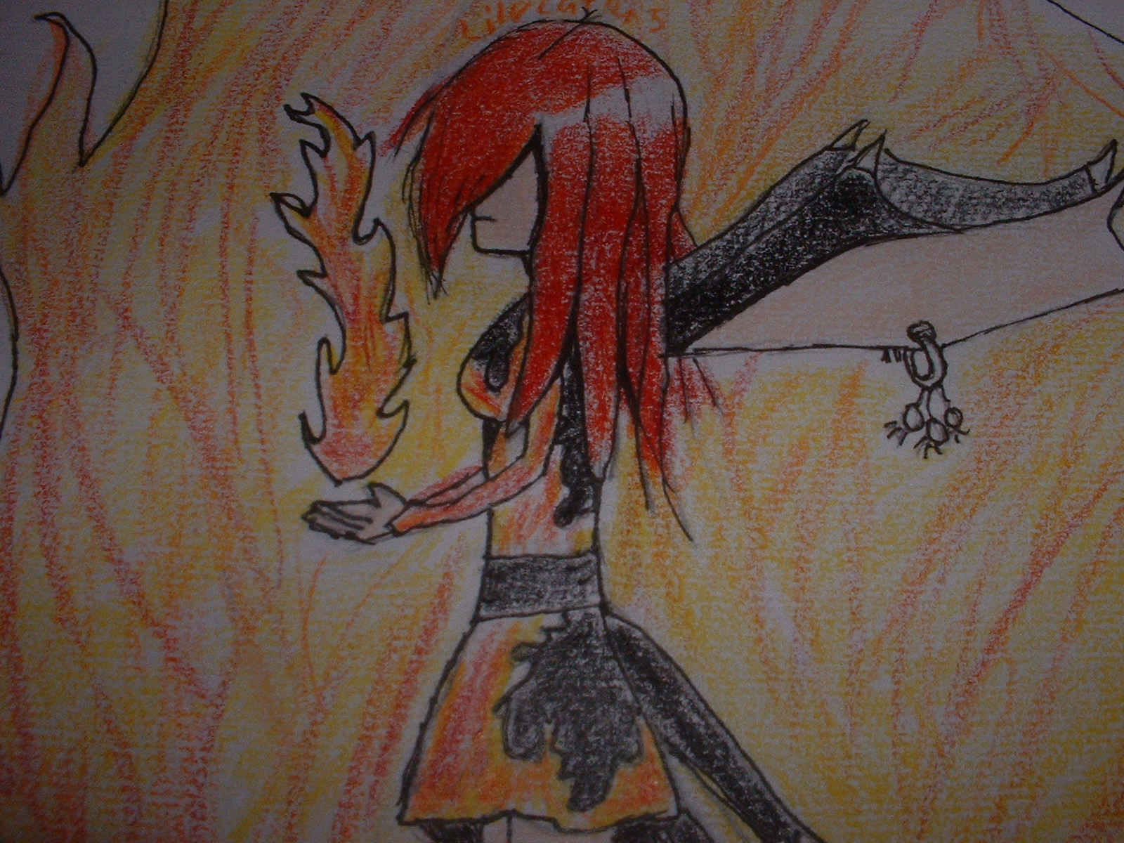 Fire fairy by lilycat145