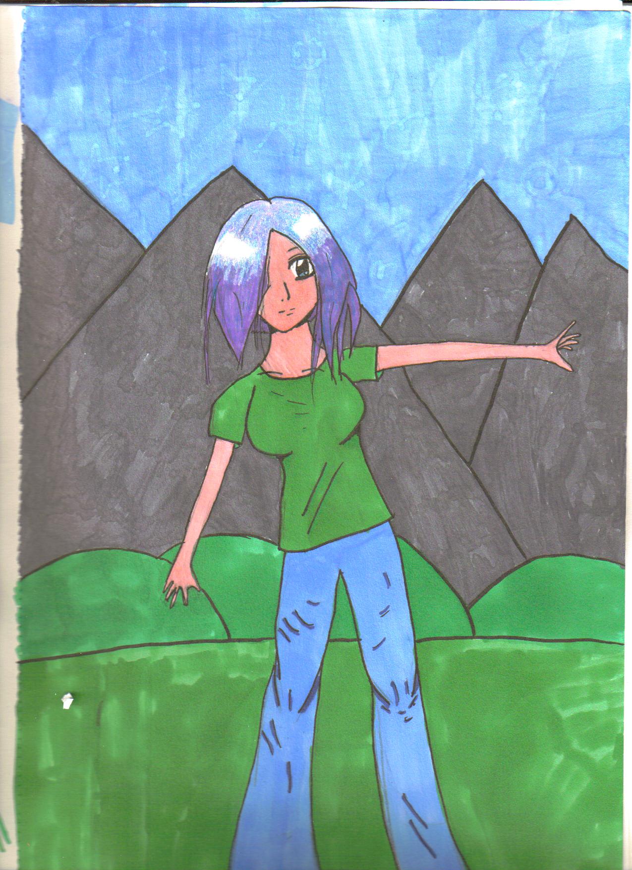 mountain girl by lilycat145
