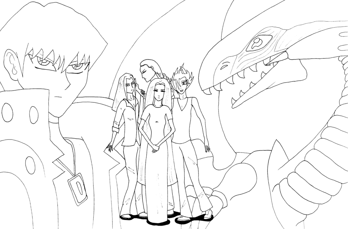 Seto Kaiba and BEWD's by limpet666