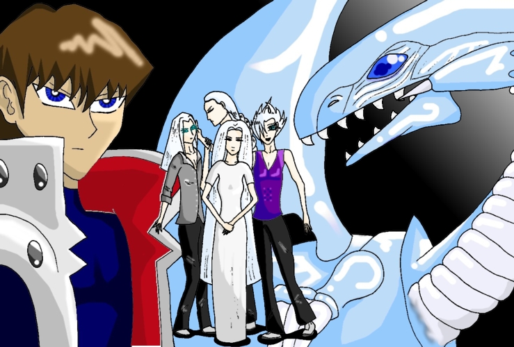 Seto Kaiba and BEWD by limpet666