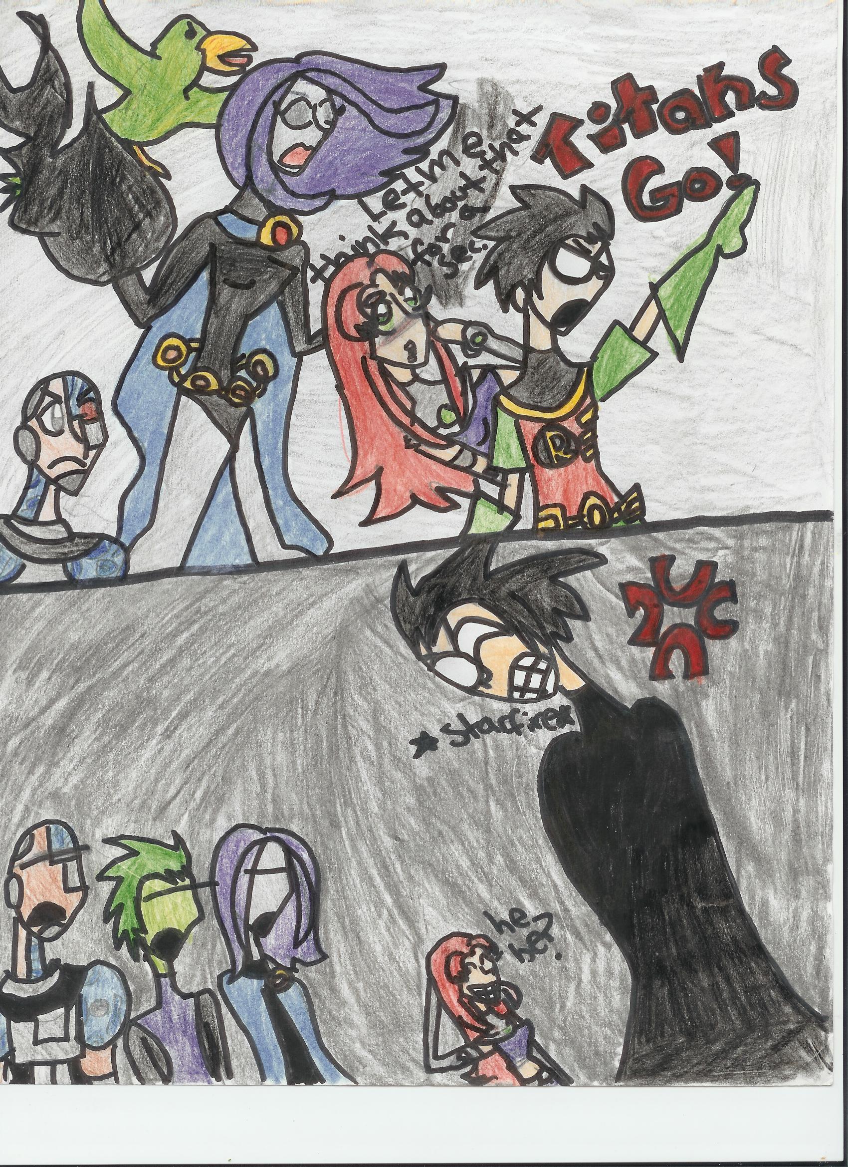 Titans Go Gone Wrong by linZart