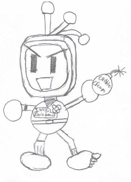 Bomberman's ratarded cousin by linkin_park_reanimater