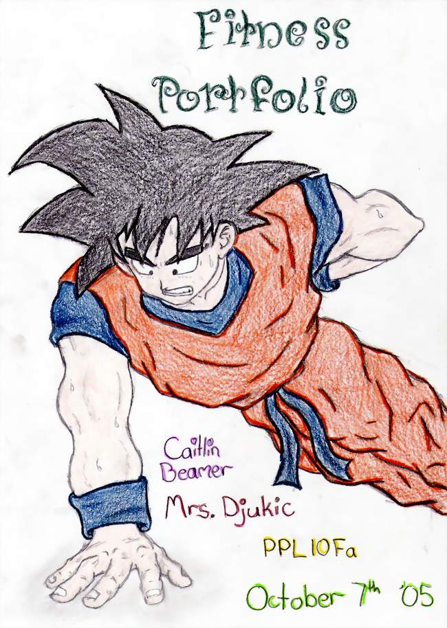 Goku (my gym title page!) by little_caitlin