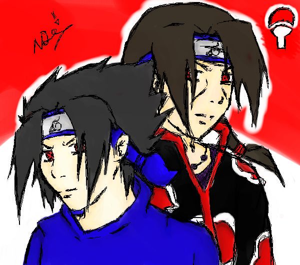 Itachi and sasuke by little_romy_fan