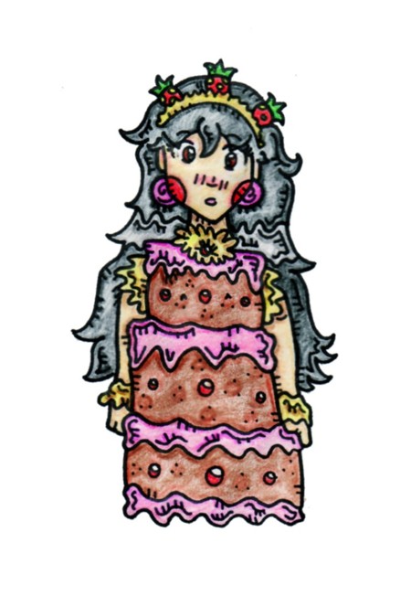 Zera as a Cake! Yum! by littlecapnjack