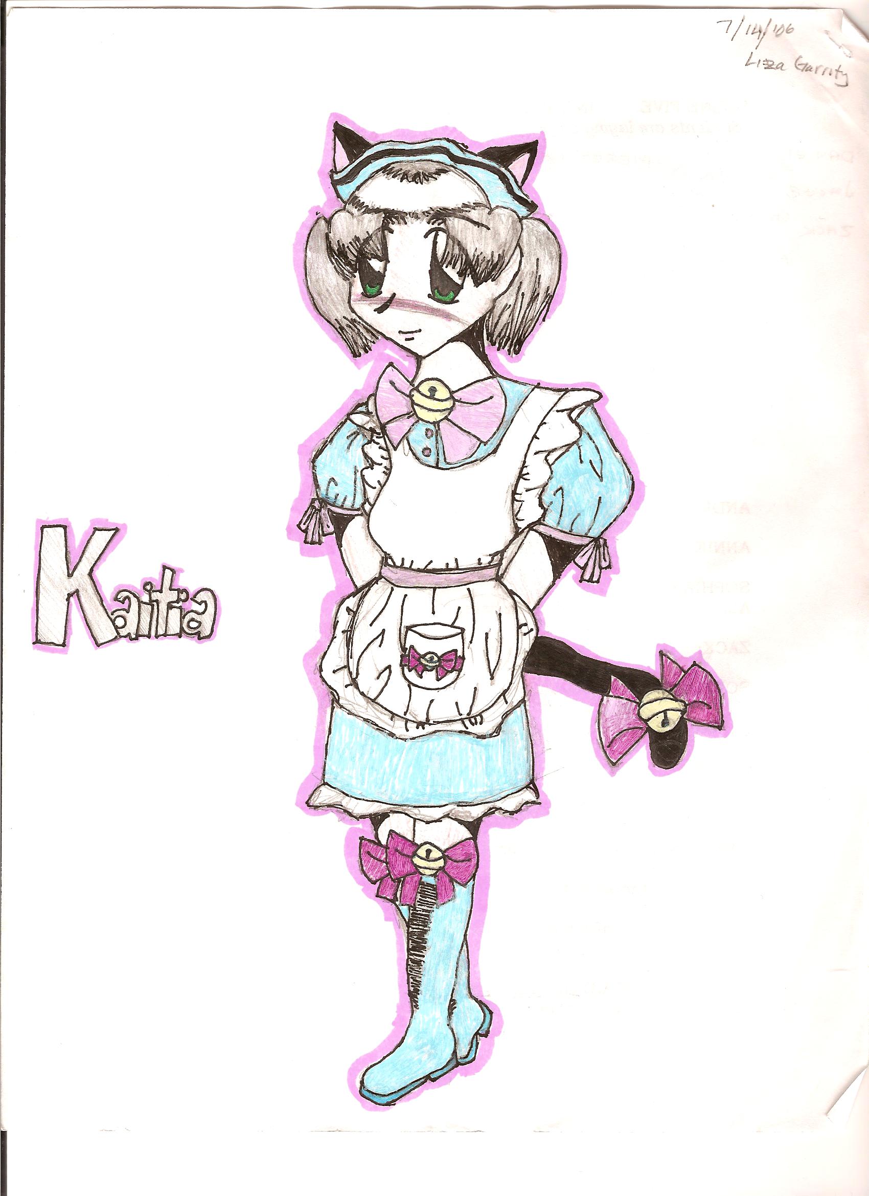 waitress (inked) by littledevilgirl