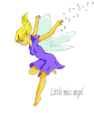 Landing Fairy by littlemissangel