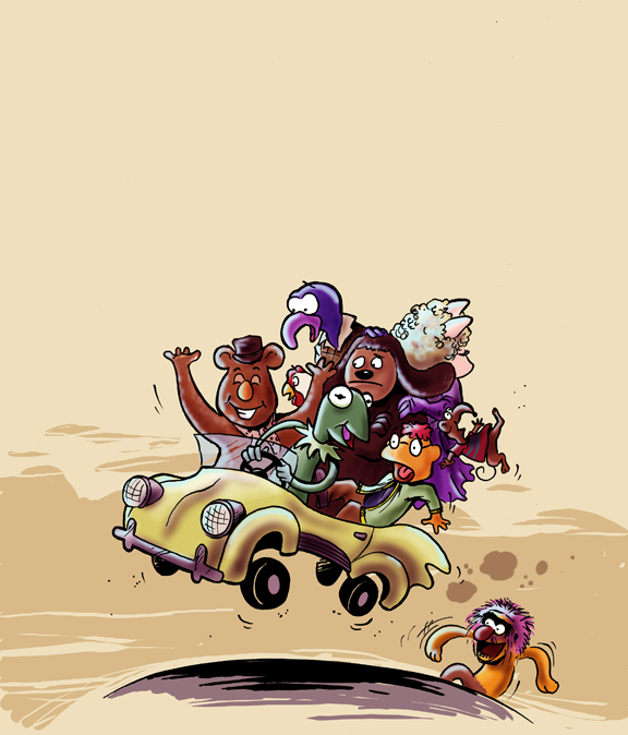 Muppets roadtrip! by littlereddog