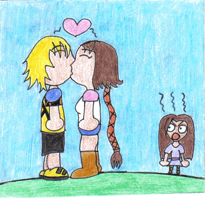 When Tidus' and Lennes are away... by lizardyuna64