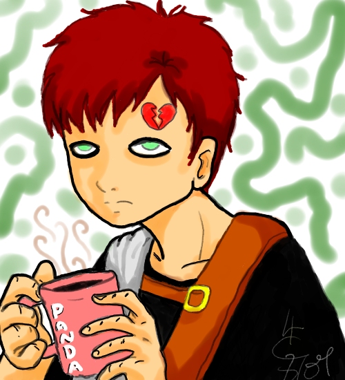 A demon and his Coffee by lizmun