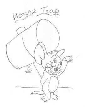 There's a mouse in the house!! and he's... he's... by llama_boy