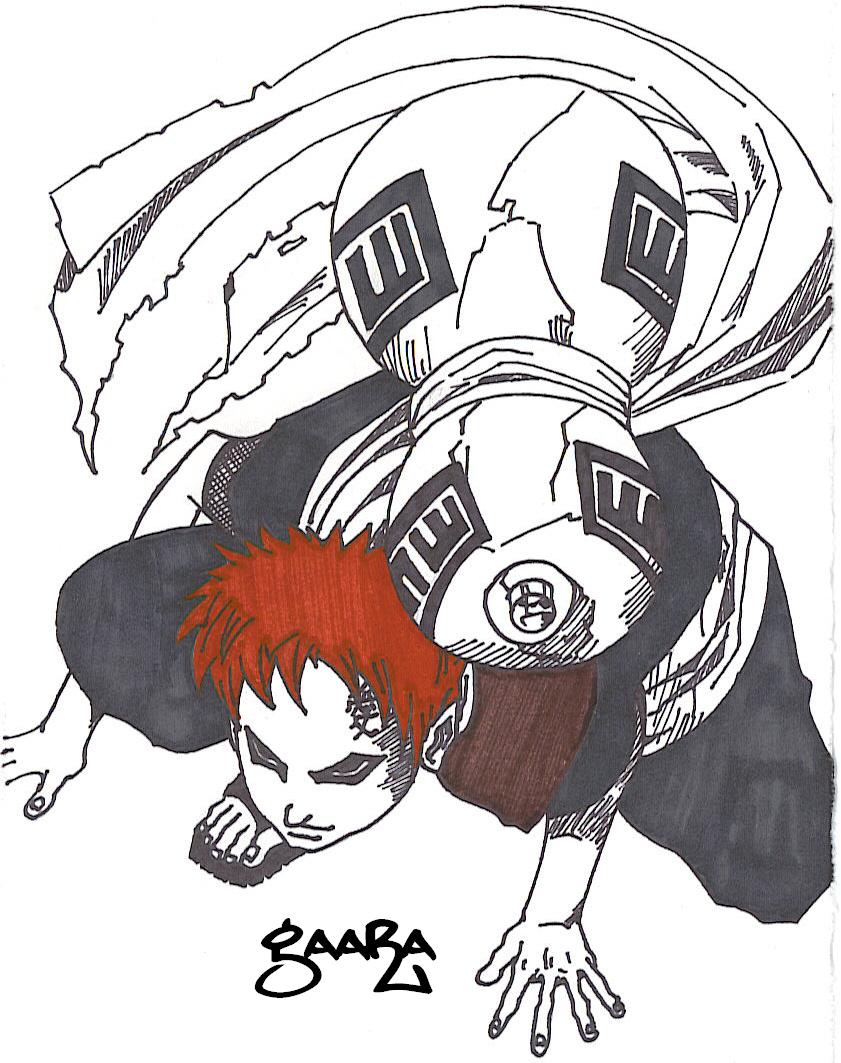 Gaara - My first drawing ever of him *^.^* by logical