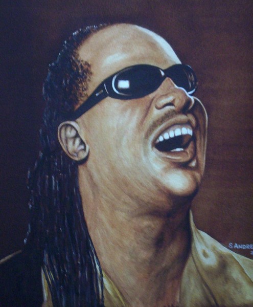 Stevie Wonder by lombi