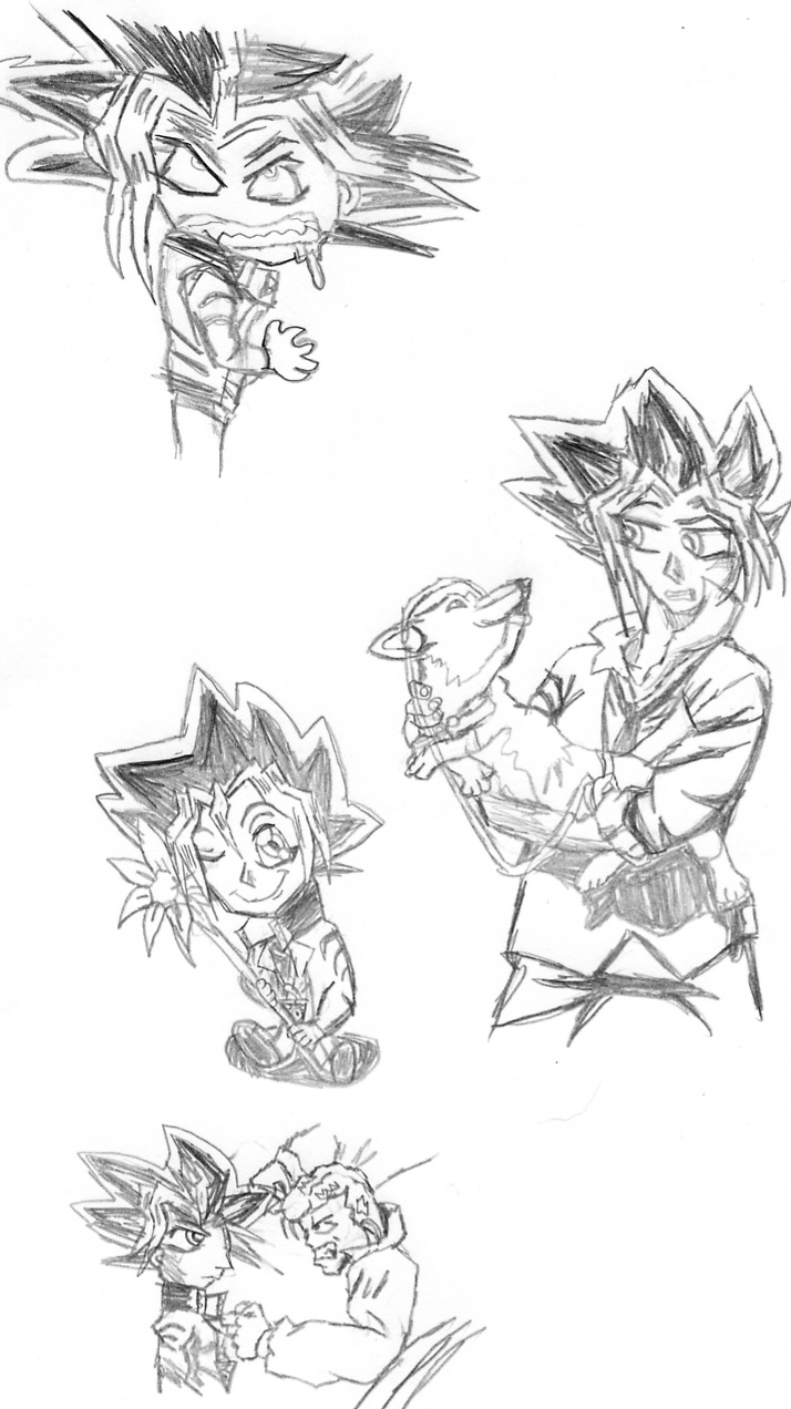 yugioh as other anime characters by lonewolf100