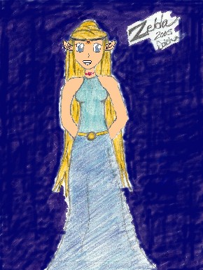Zelda in Blue by lordoftheocarina