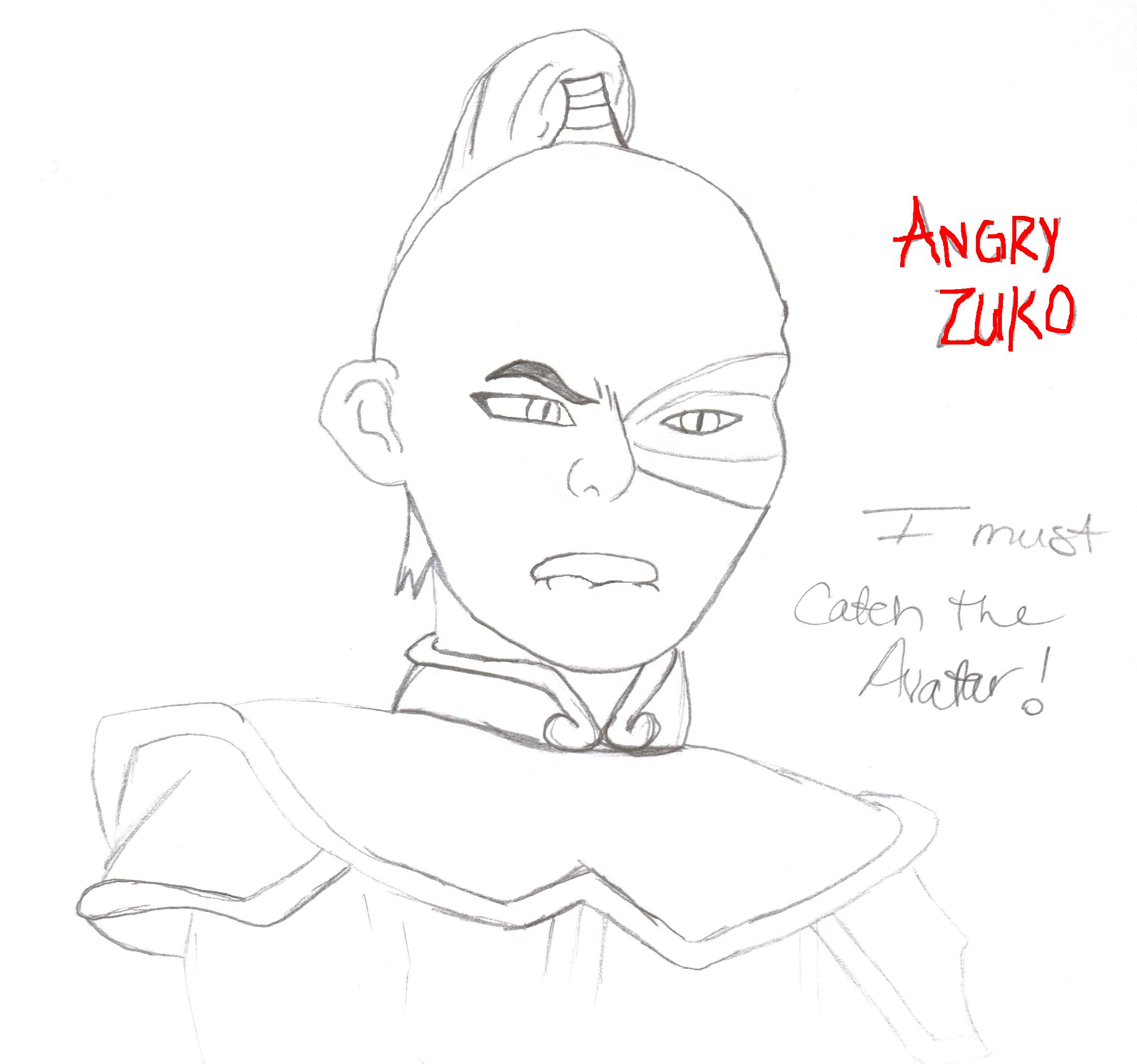Angry Zuko by lordoftheocarina