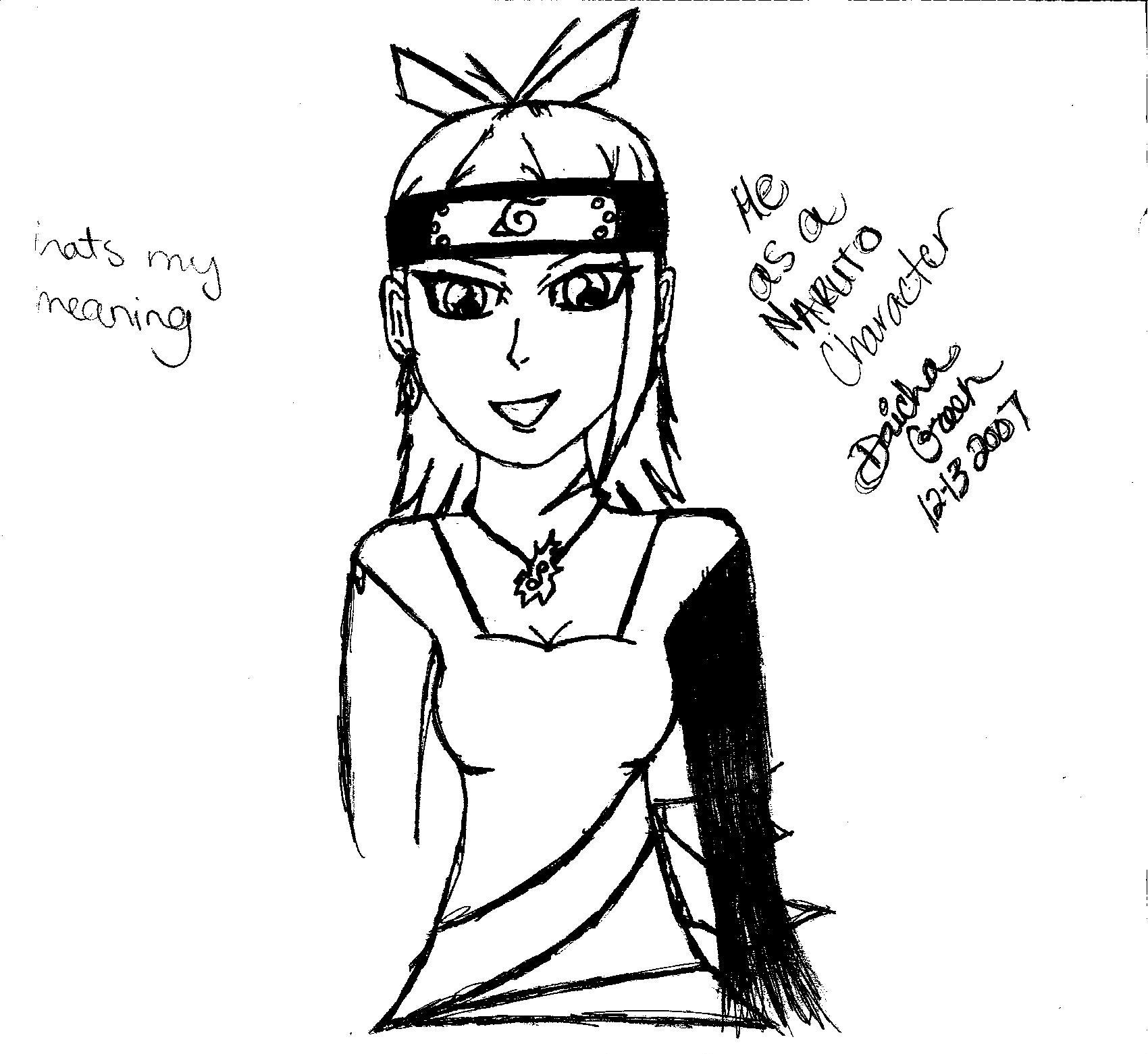 Me as a Naruto Character by lordoftheocarina