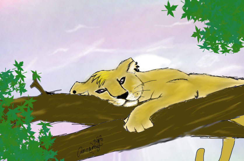 lioness for Fluffybunny! by loveangel1988