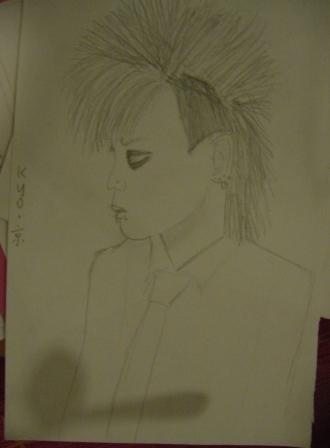 kyo sideview with moehawk hair by lovehide92