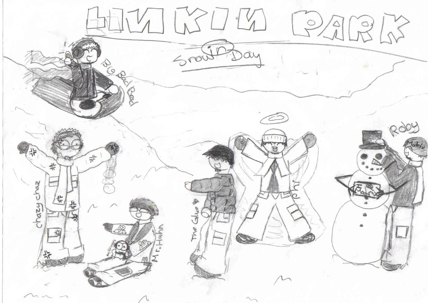 snow day with linkin park by lp-dragonfly