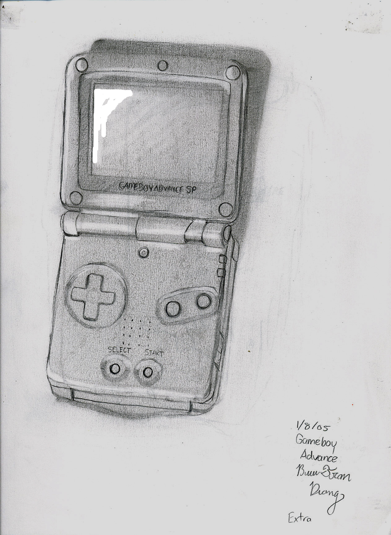 Gameboy Advanced by luckylace222