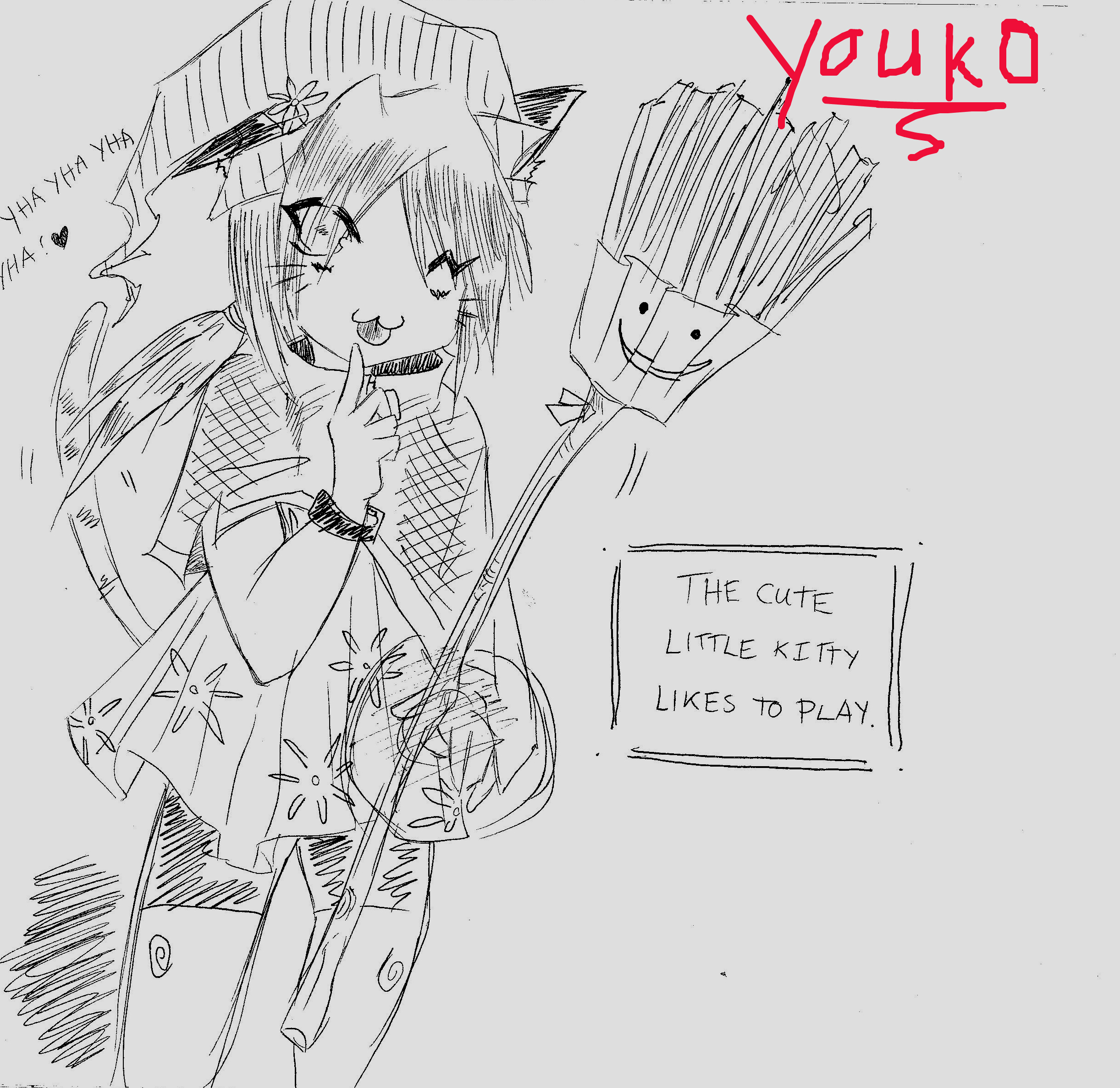 Youlo; cat witch ^_^ by luckylace222