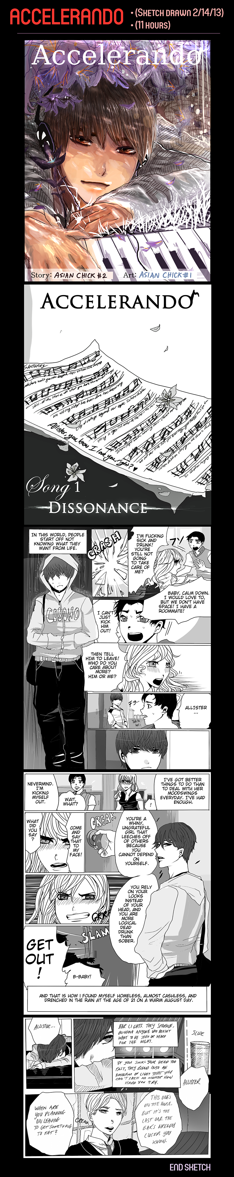 Accelerando (Manga Sketch) by luckylace222