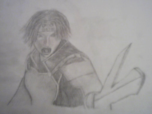 Samurai and Spear by lufia22