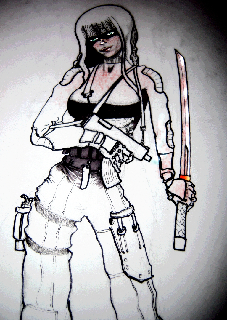 Madz the zombie Slayer by lugnut173