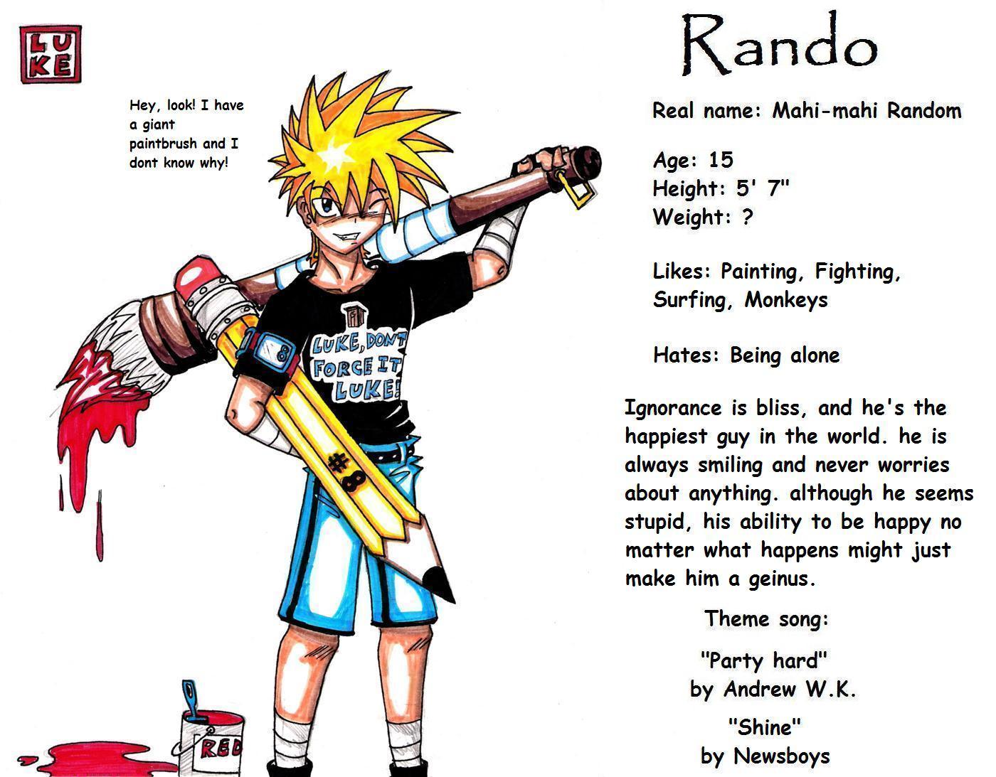 Rando profile by luke