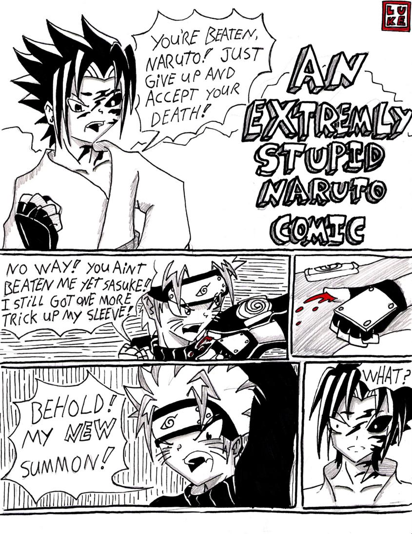 An extremely stupid Naruto comic. Page 1 by luke