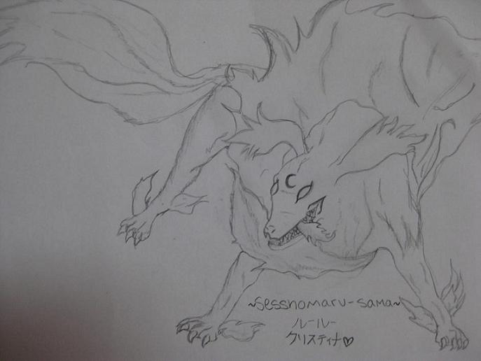 Sesshomaru's Demon Form by luluboo