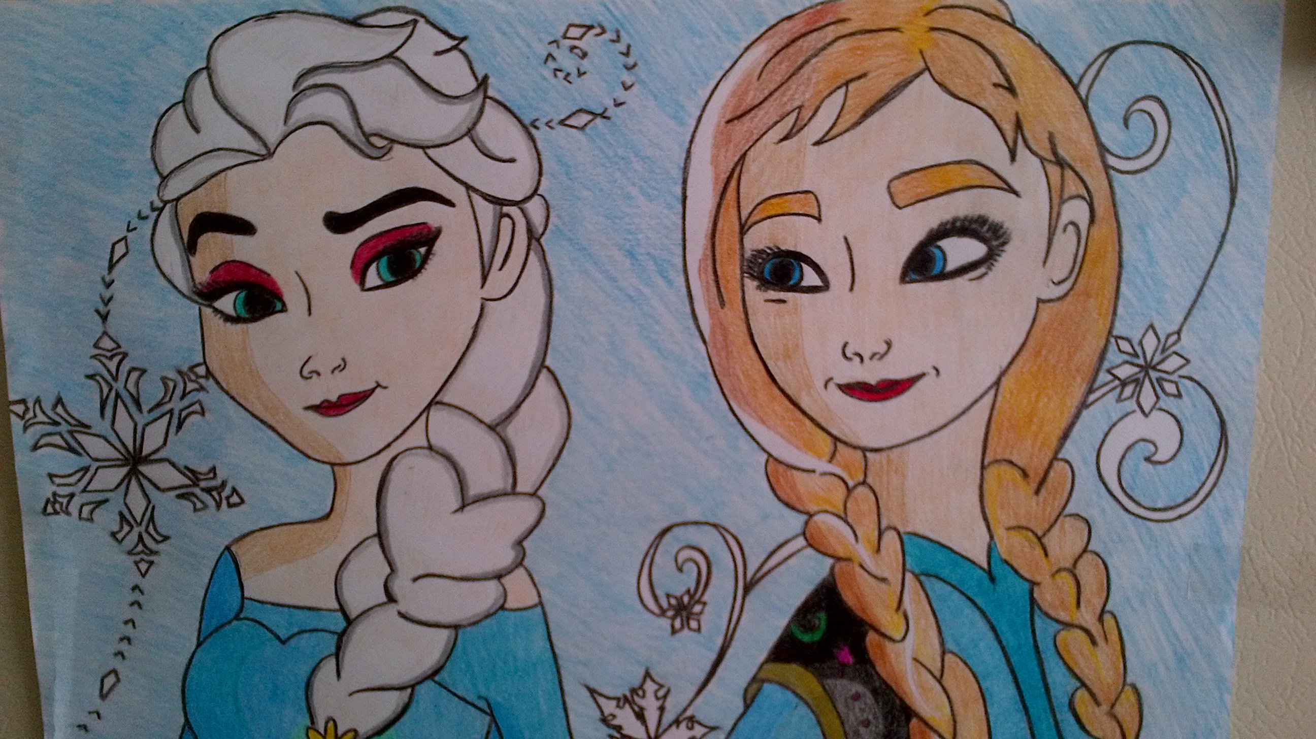 Elsa & Anna: Sisters Forever by luotakulu
