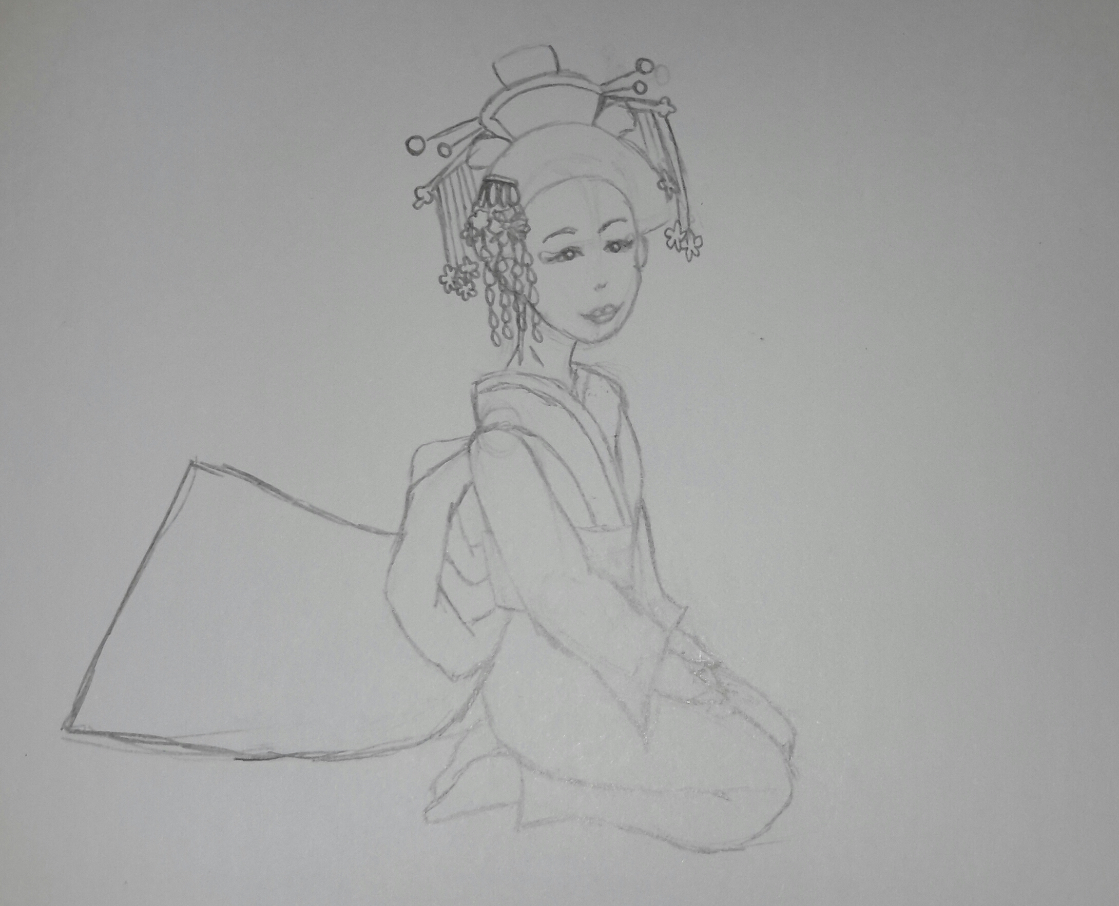 Geisha | Sketch by luotakulu